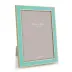 Gold Trim, Pastel Blue Enamel Picture Frame 5 x 7 in