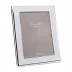 Silver & White Wide Curved Enamel Picture Frame 4 x 6 in