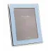 Silver & Powder Blue Wide Curved Enamel Picture Frame 4 x 6 in