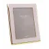 Gold & Pale Pink Wide Curved Enamel Picture Frame 4 x 6 in
