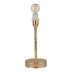 Bamboo Matt Gold Lamp Base 25cm
