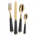 Ravel Ebony Goldplated 2-Pc Fish Serving Set