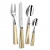 Tonia Light Horn Stainless 2-Pc Carving Set