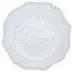 Merletto White Scalloped Salad Plate 8" D