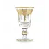 Vetro Gold Water/Wine Glass 6.5" H x 4"D 7.5 oz