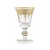 Vetro Gold Wine Glass 5.75" H x 3.75"D 5 oz