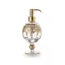 Vetro Gold Baroque Soap Pump 7.5" H x 3.5" D 14 oz