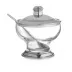 Tavola Covered Bowl with Spoon 4.25" W x 5.5" H