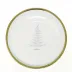 Vetro Gold Etched Tree Plate