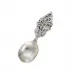 Vintage Spoon with Flat Handle 6.25"L