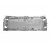 Fleur De Lis Oblong Tray 17 x 6 in