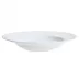 Plisse White Rim Soup Plate
