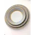 Tweed Grey & Gold Rim Soup Plate