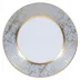 Tweed Grey & Gold Dessert Plate