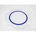 Fleur'T Bleu Round Flat Platter