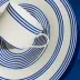 Latitudes Bleu Rectangular Cake Platter