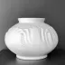 Ocean White Unglazed Round Vase 4.9"