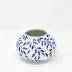 Olivier Blue Round Nymphea Vase - Small 3.75"