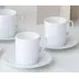 Plisse White Coffee Cup