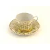 Tweed White & Gold Tea Cup