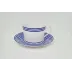 Latitudes Bleu Tea Saucer