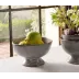 Wilson Cement Glaze, Footed Serving Bowl, Stoneware, Large, Pack of 2