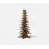 Kevin Antique Brass, Tree Candle Holder, Aluminum, Large, Pack of 2