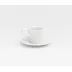 Ariana White Espresso Cup And Saucer, Pack of 4