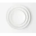 Julianna White Dinner Plate With Gold Trim, Pack of 4