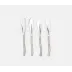 Danele Polished Silver Cheese Spreaders Set of 4