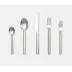 Roland Polished Silver 5-Pc Setting (Knife, Dinner Fork, Salad Fork, Soup Spoon, Tea Spoon)