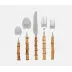 Zoya Matte Silver, Flatware, 5-Piece Set: Knife, Dinner Fork, Salad Fork, Soup Spoon, Tea Spoon