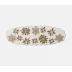 Elsa White Snowflake Table Runner Glass Beads 36X12