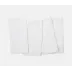 Johanna White Napkin W/ Solid Hem 22 x 22, Pack of 4