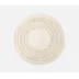 Carmine Bleached Round Placemat Abaca, Pack of 4