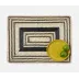 Odelia Black/Natural, Rectangular Placemat, Seagrass, Pack of 4