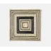 Odelia Black/Natural, Square Placemat, Seagrass, Pack of 4