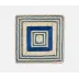 Odelia Dark Blue/Natural, Square Placemat, Seagrass, Pack of 4