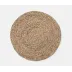 Zoey Mixed Taupe, Round Placemat, Raffia, Pack of 4