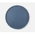 Calvin Navy, Lazy Susan, Realistic Faux Shagreen, 24"D