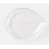 Ivy Clear Leaf Serving Platter Hand Blown Glass Large Pack Of 2