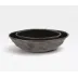Marcus Black Glaze Oblong Serving Bowls Stoneware Set of 2