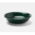 Marcus Dark Green Salt Glaze Tapered Serving Bowl Stoneware Large, Pack of 2