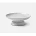 Marcus White Salt Glaze Cake Stand Stoneware Medium, Pack of 2