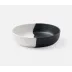Maxton Black/White, Serving Bowl, Resin, Large