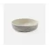 Nolan Black Cream Round Serving Bowl Stoneware Small, Pack of 2
