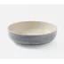 Nolan Navy Cream Round Serving Bowl Stoneware Large, Pack of 2