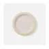 Rivka Pink Salt Glaze Round Serving Platter Stoneware Small, Pack of 2