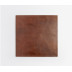 Evan Tobacco Square Placemat Full Grain Leather, Pack of 2