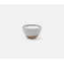Rivka White Salt Glaze Pinch Bowl Stoneware, Pack of 3